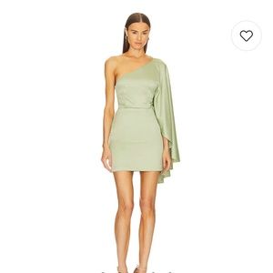 x REVOLVE Livvy Mini Dress in Sage